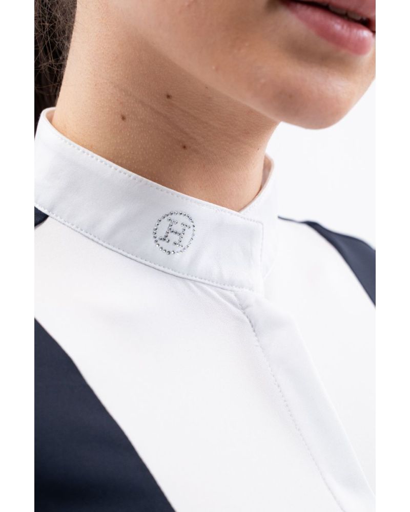 Harcour Shine Competition Shirt- NAVY - Image 3