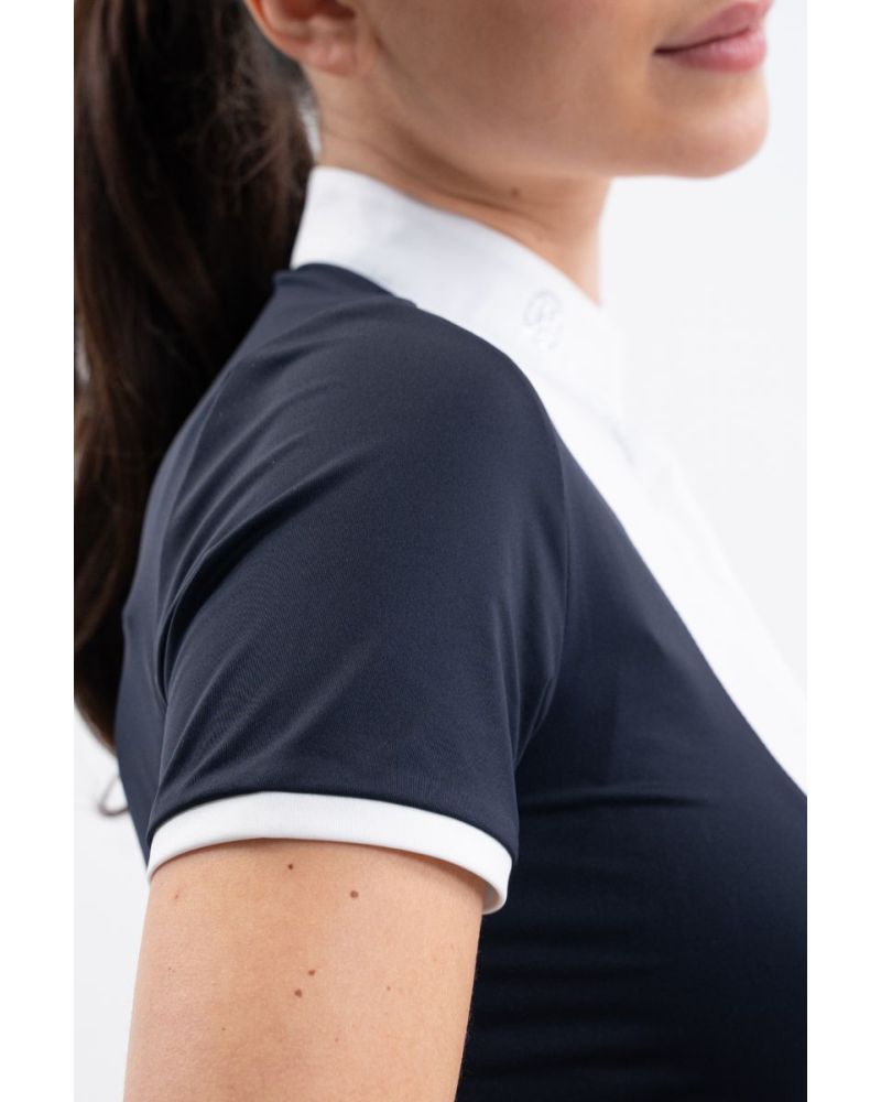 Harcour Shine Competition Shirt- NAVY - Image 4