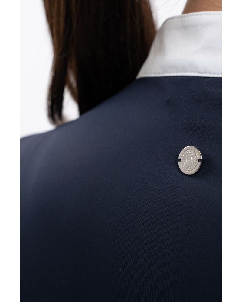 Harcour Shine Competition Shirt- NAVY - Image 5