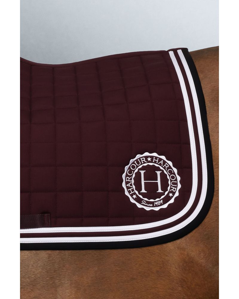 Harcour Soft Saddle Pad in Aubergine