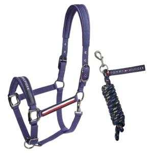 Tommy Hilfiger Equestrian Yale Halter Set - FADED INDIGO