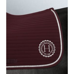 Harcour Karembar Saddle Pad in Aubergine