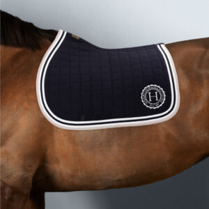 Harcour Soft Saddle Pad in Navy/Pink