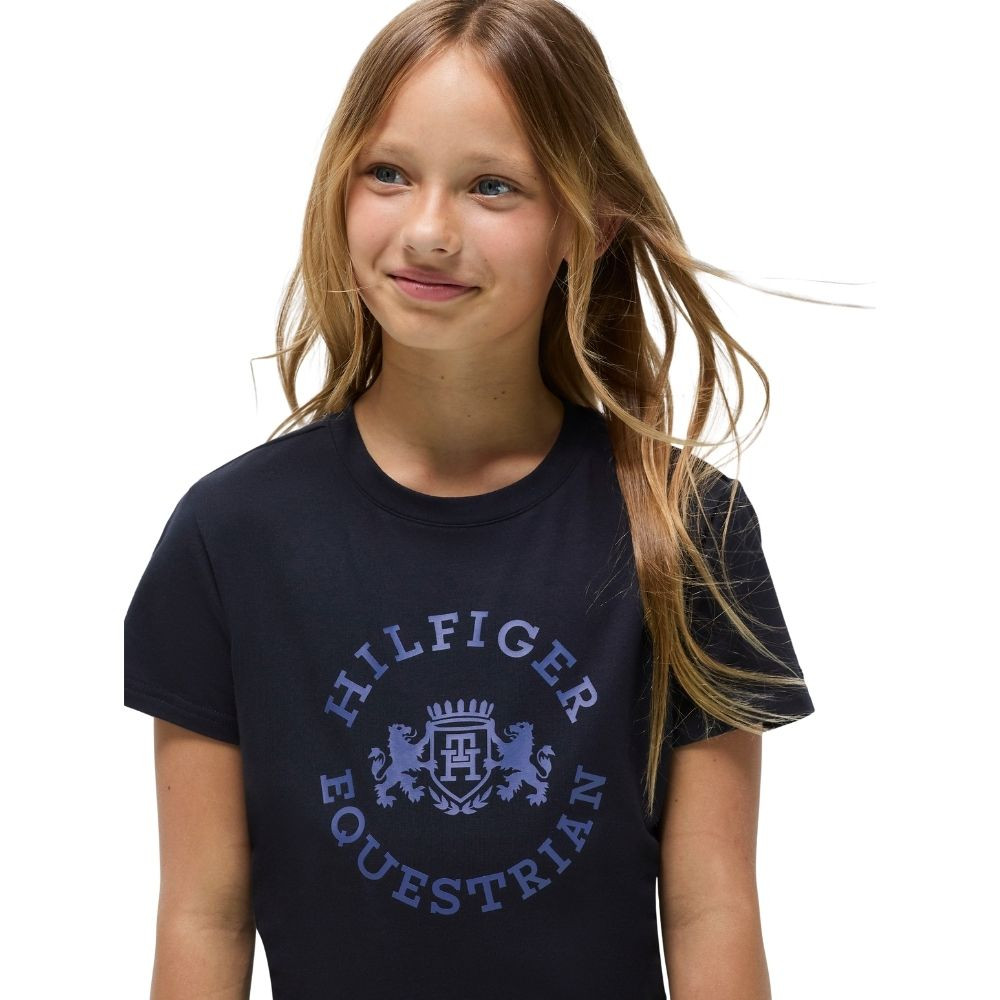Tommy Hilfiger Equestrian Children's Pasadena T shirt in navy