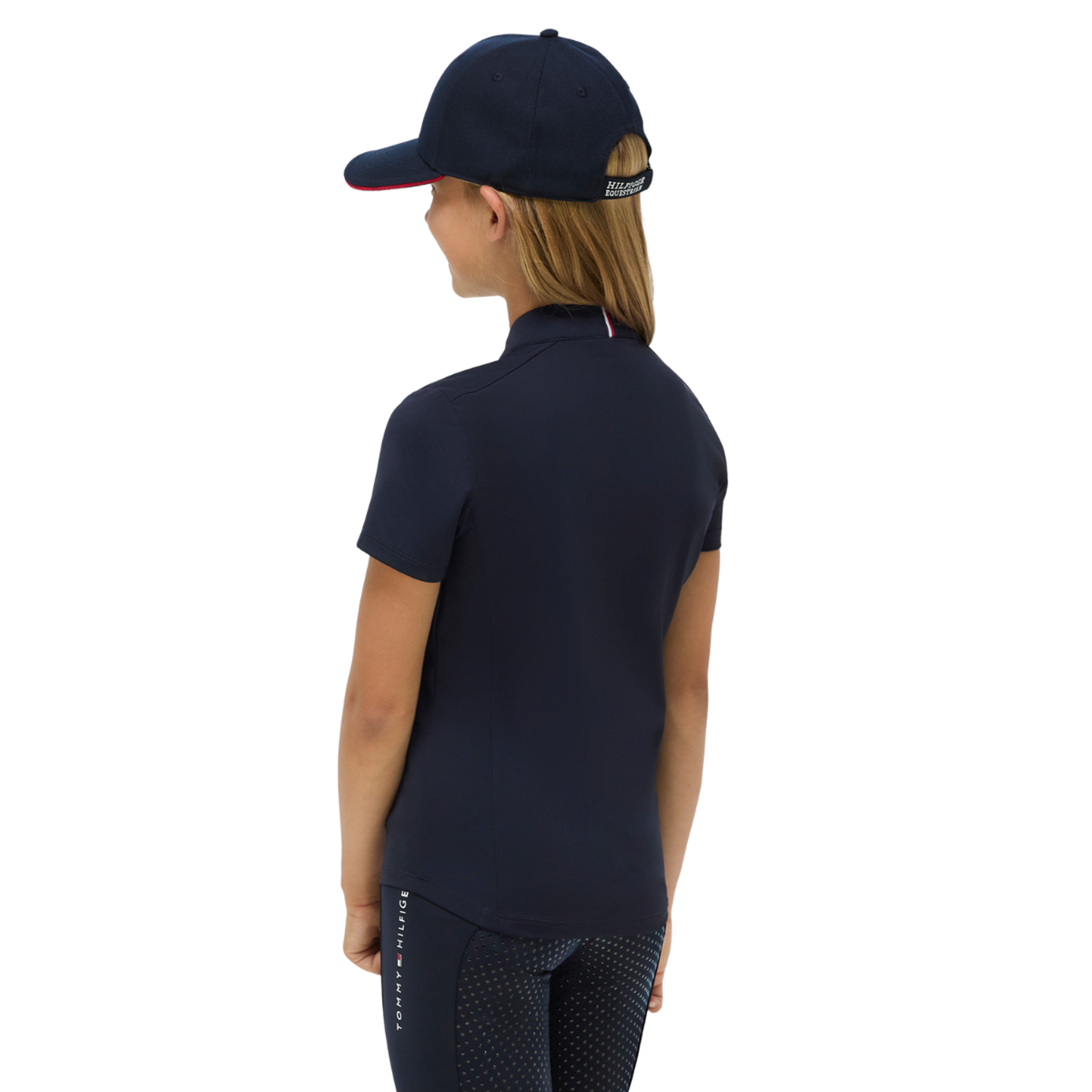 Tommy Hilfiger Equestrian Children's Palma Training Top- Desert Sky - Image 3