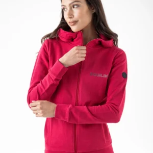 Equiline Women's Debra Hoodie in Red Rose