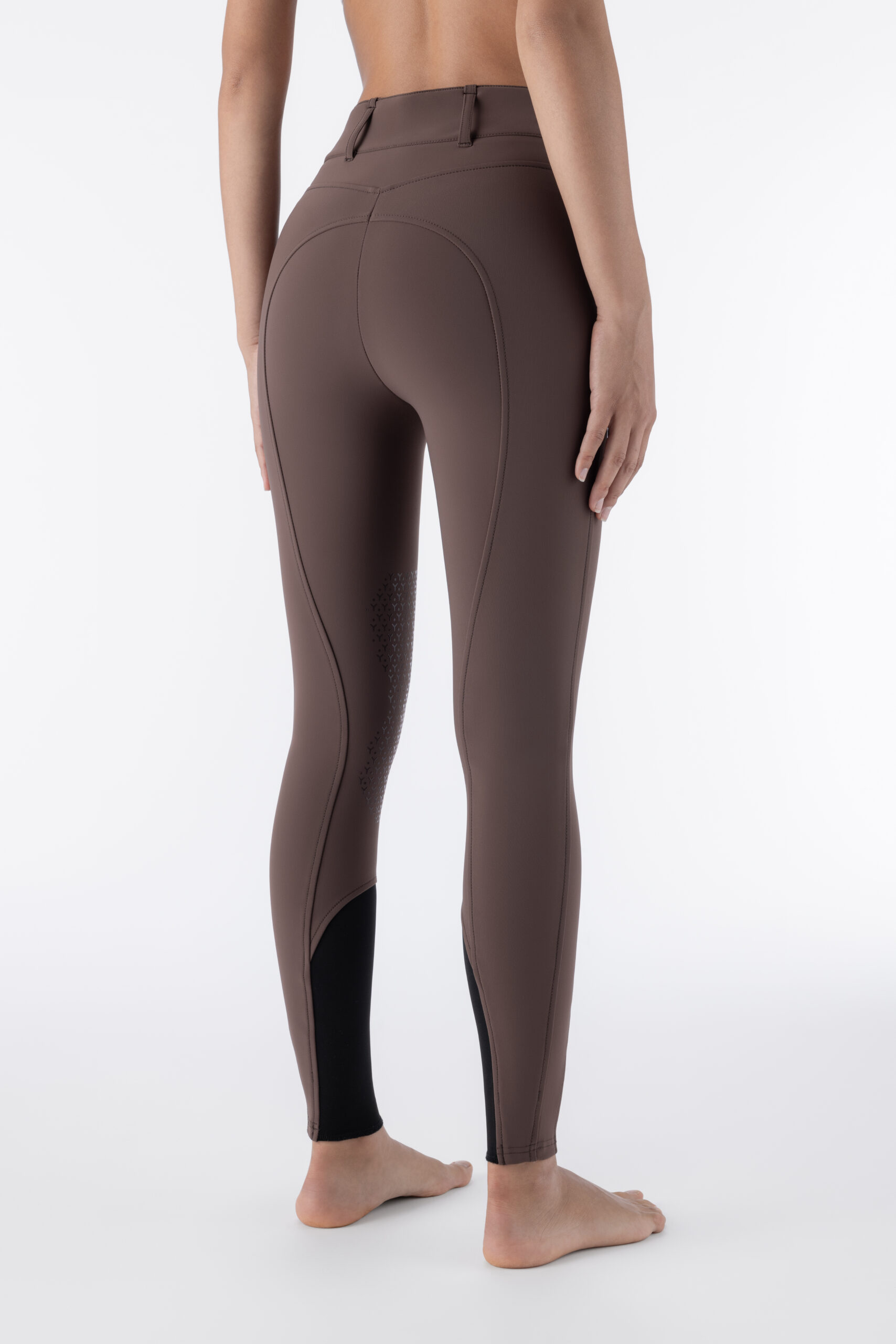 Equiline Women's Crystalek Breeches- COCOA POWDER - Image 4