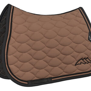 Equiline Eqonda Saddle Cloth & Fly Veil in Moka Mousse