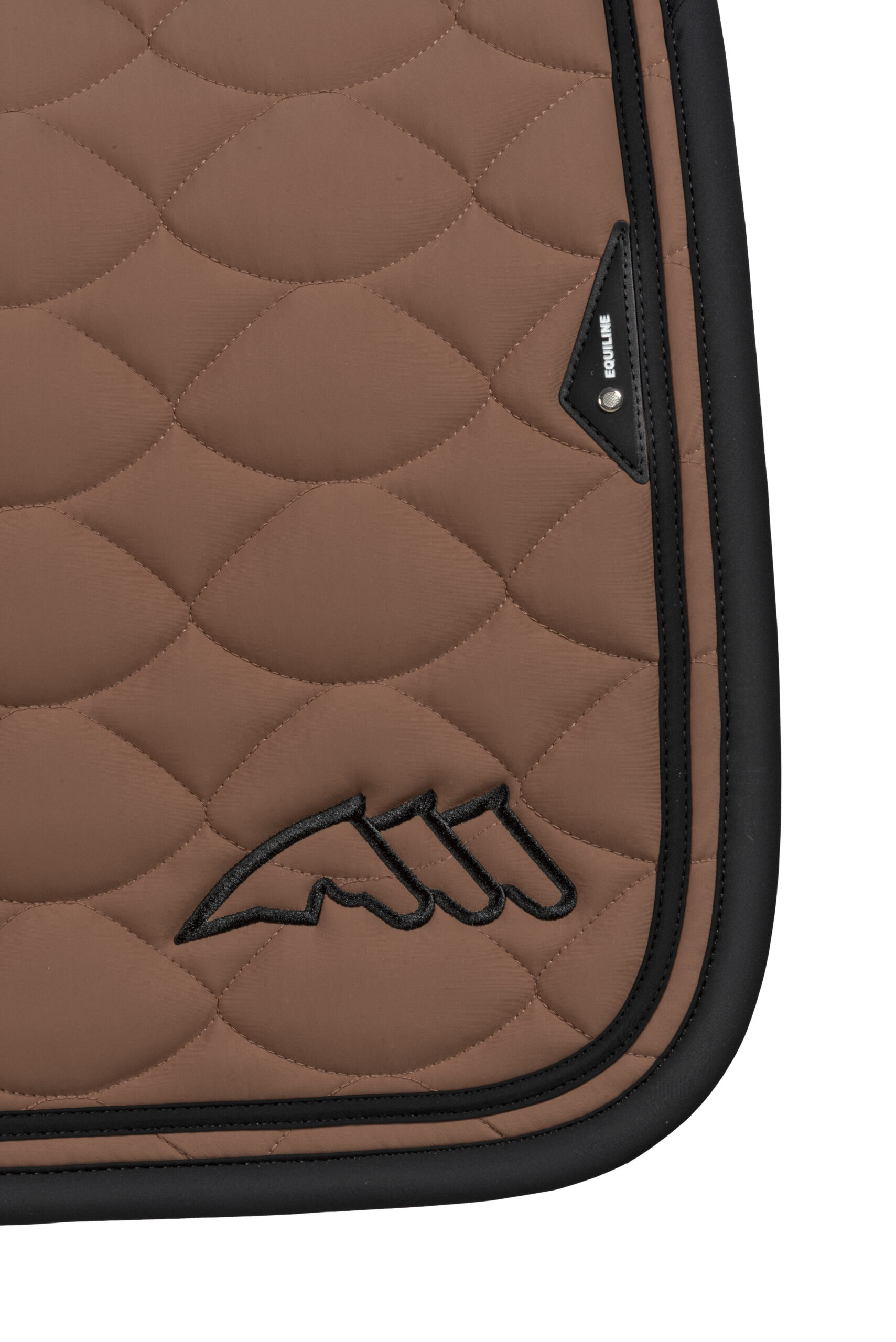 Equiline Eqonda Saddle Pad & Fly Veil Set- MOCHA MOUSSE - Image 3