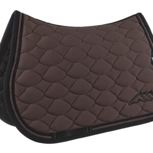 Equiline Eqonda Saddle Cloth & Fly Veil Set in Cocoa Powder