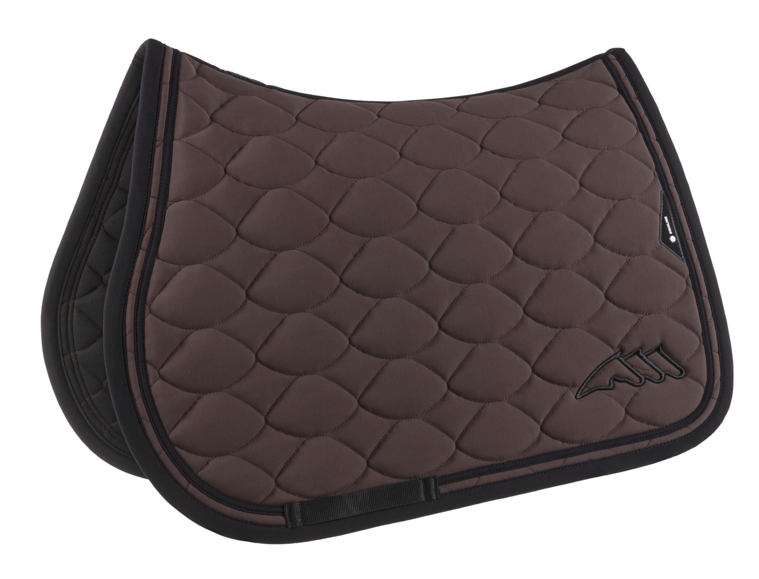 Equiline Eqonda Saddle Cloth & Fly Veil Set in Cocoa Powder