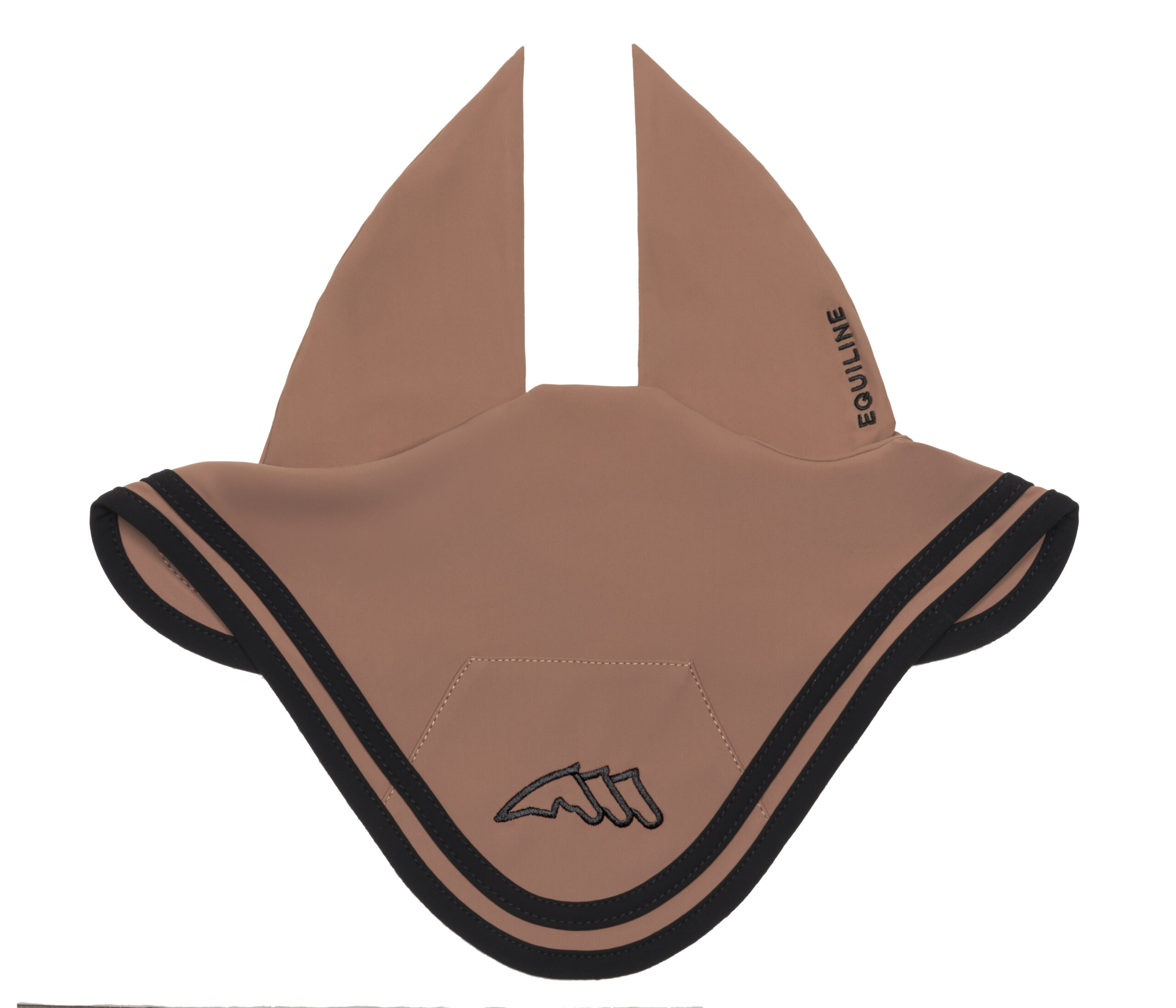 Equiline Eqonda Saddle Pad & Fly Veil Set- MOCHA MOUSSE - Image 2