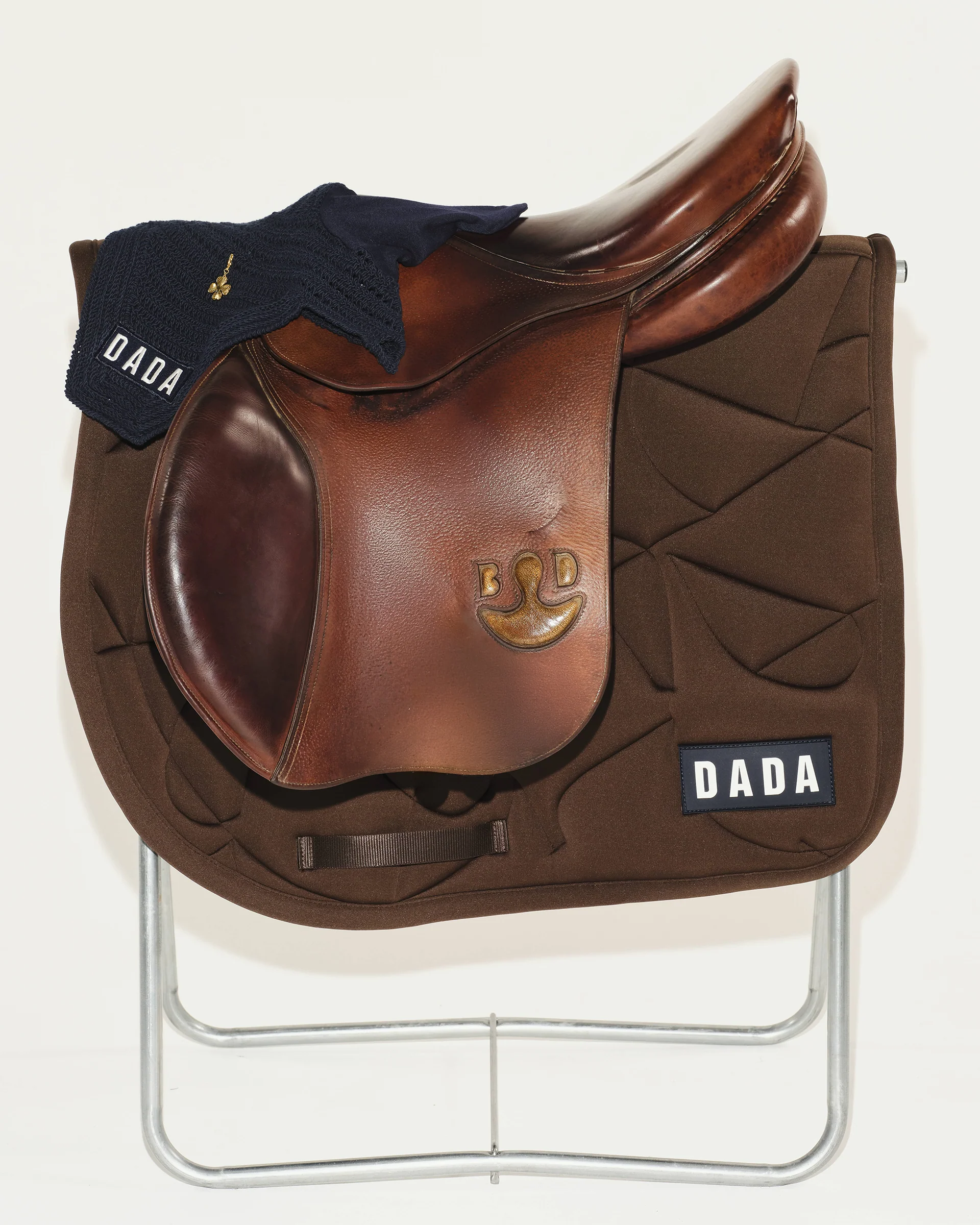 Dada Sport Fit For Fun Saddle Pad- CHOCOLATE - Image 3