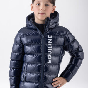 Equiline Children's Eqcium Bomber Jacket in Blue