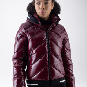 Equiline Women's Eqcomb Padded Jacket in Alpine Plum