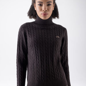 Equiline Women's Eqlover Pullover in Coffee Bean