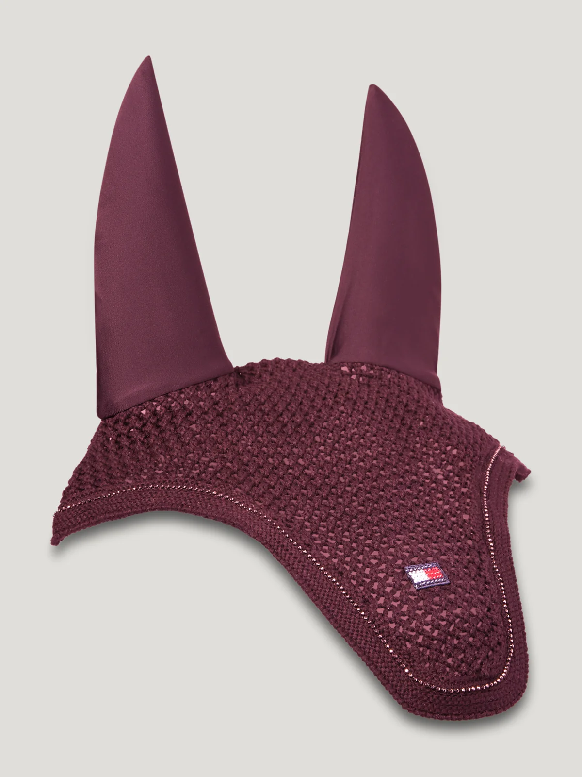 Tommy Hilfiger Equestrian Parsons Fly Veil in Burgundy