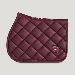 Tommy Hilfiger Equestrian Parsons Saddle Pad in BURGUNDY