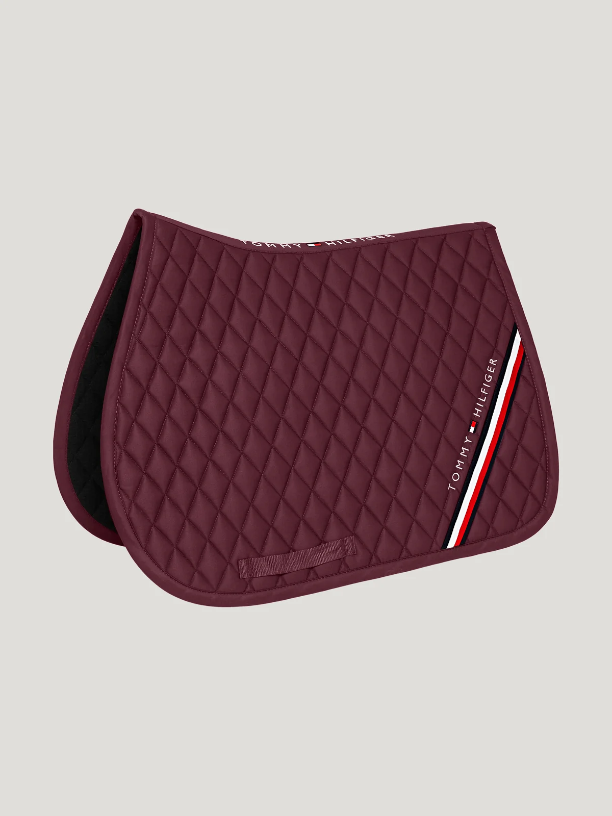 Tommy Hilfiger Equestrian Stanford saddle cloth in burgundy