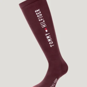 Tommy Hilfiger Equestrian Clifton Socks in deep Burgundy