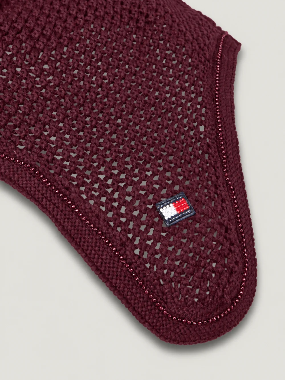 Tommy Hilfiger Equestrian Parsons Fly Veil- BURGUNDY - Image 2