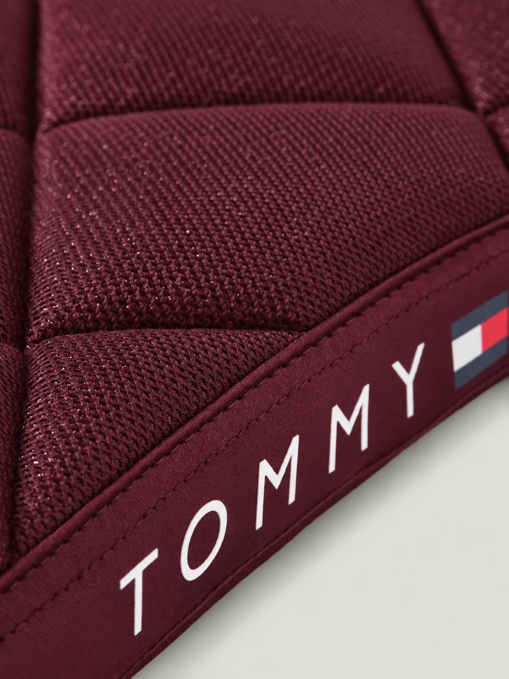 Tommy Hilfiger Equestrian Parsons Saddle Pad- BURGUNDY - Image 3