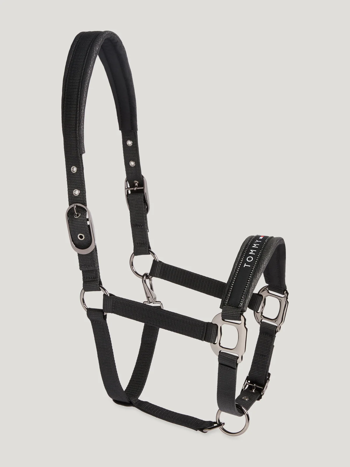 Tommy Hilfiger Equestrian Yale Shine Halter Set - BLACK - Image 2