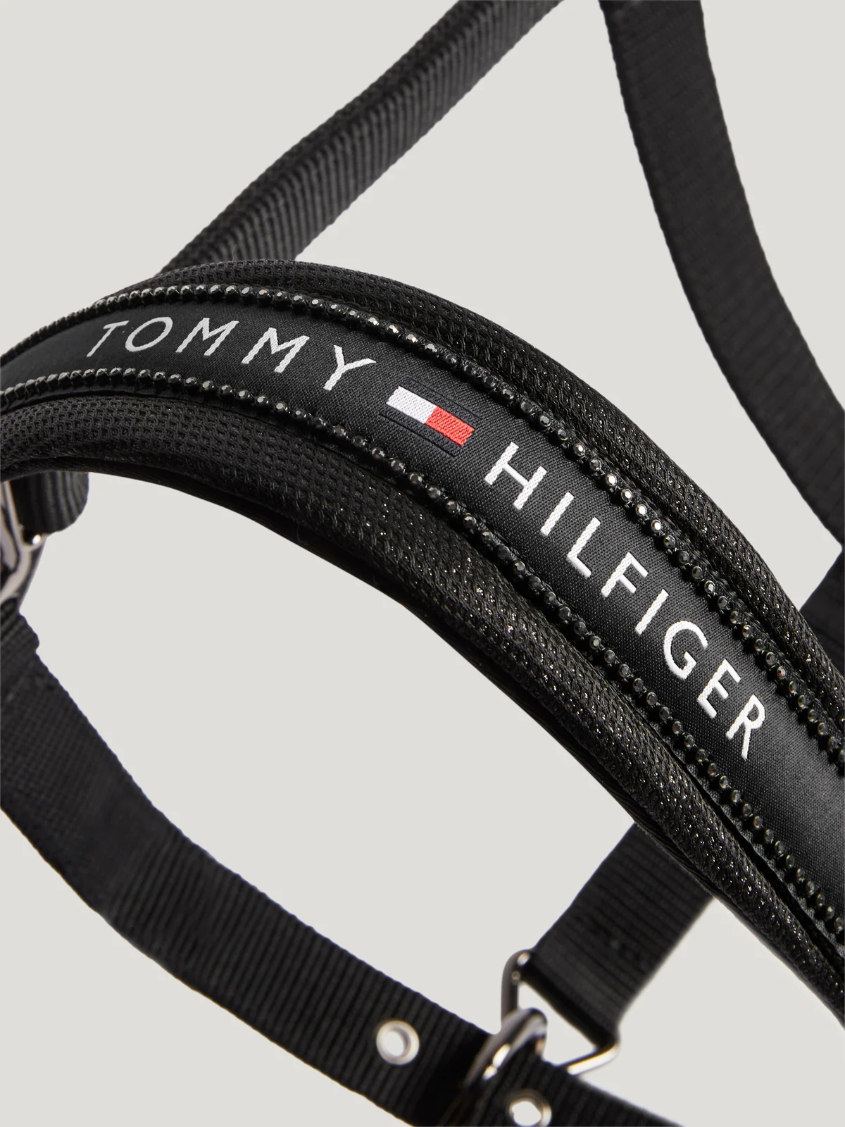 Tommy Hilfiger Equestrian Yale Shine Halter Set - BLACK - Image 3