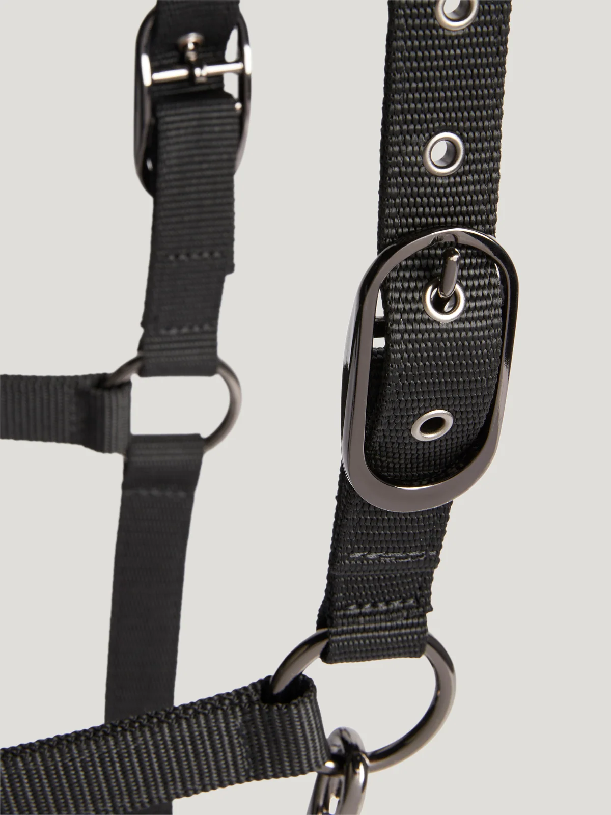 Tommy Hilfiger Equestrian Yale Shine Halter Set - BLACK - Image 4
