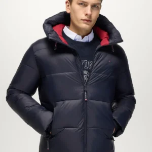 Tommy Hilfiger Equestrian Morrison Puffa Jacket in desert sky