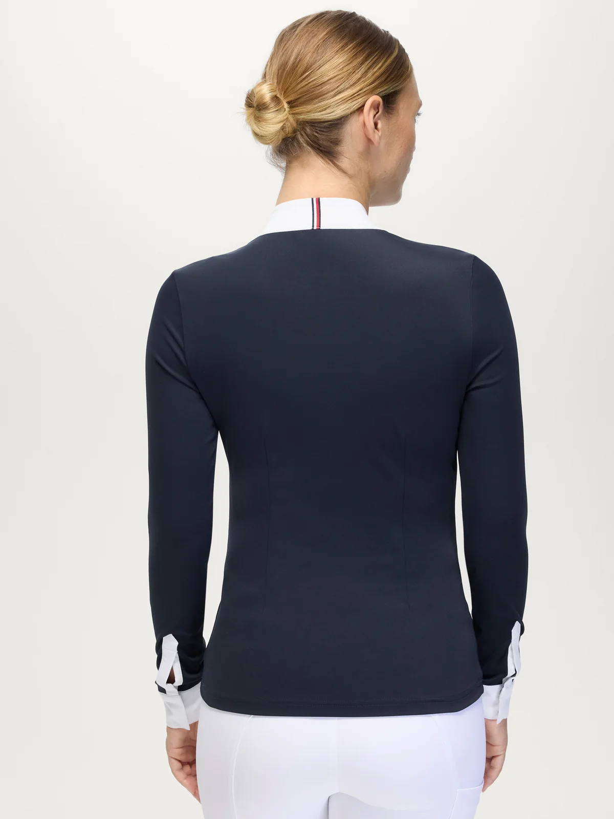 Tommy Hilfiger Equestrian Monica Show Shirt- DESERT SKY - Image 3