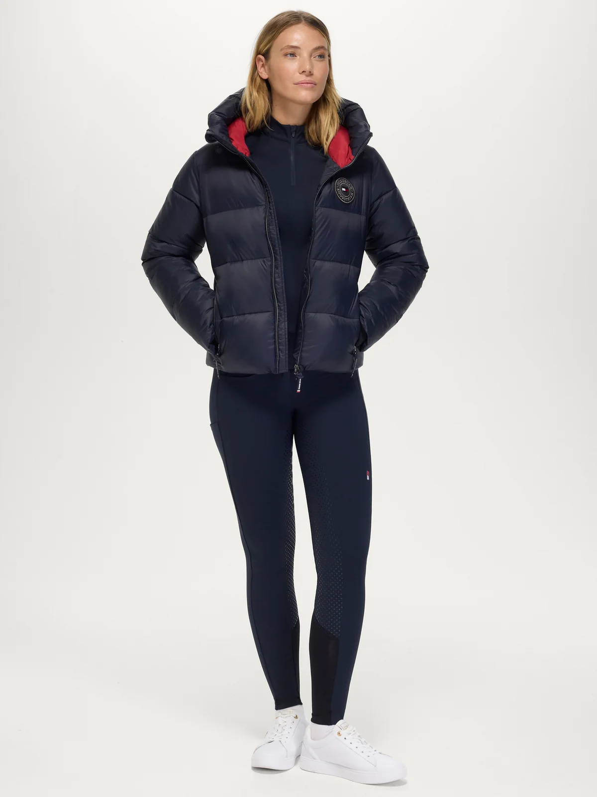 Tommy Hilfiger Equestrian Glendale Puffer Jacket- DESERT SKY - Image 3